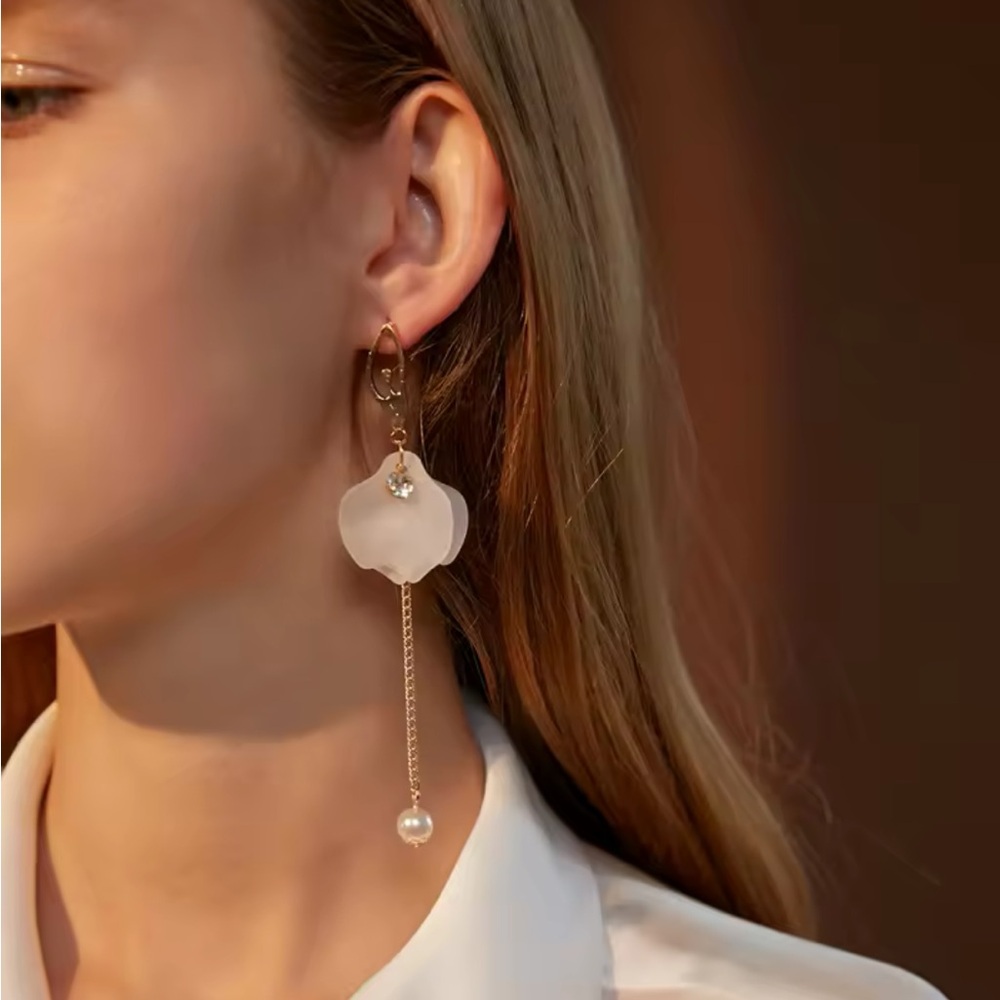 Camille - Delicately Beautiful Long Earrings. Hot Item